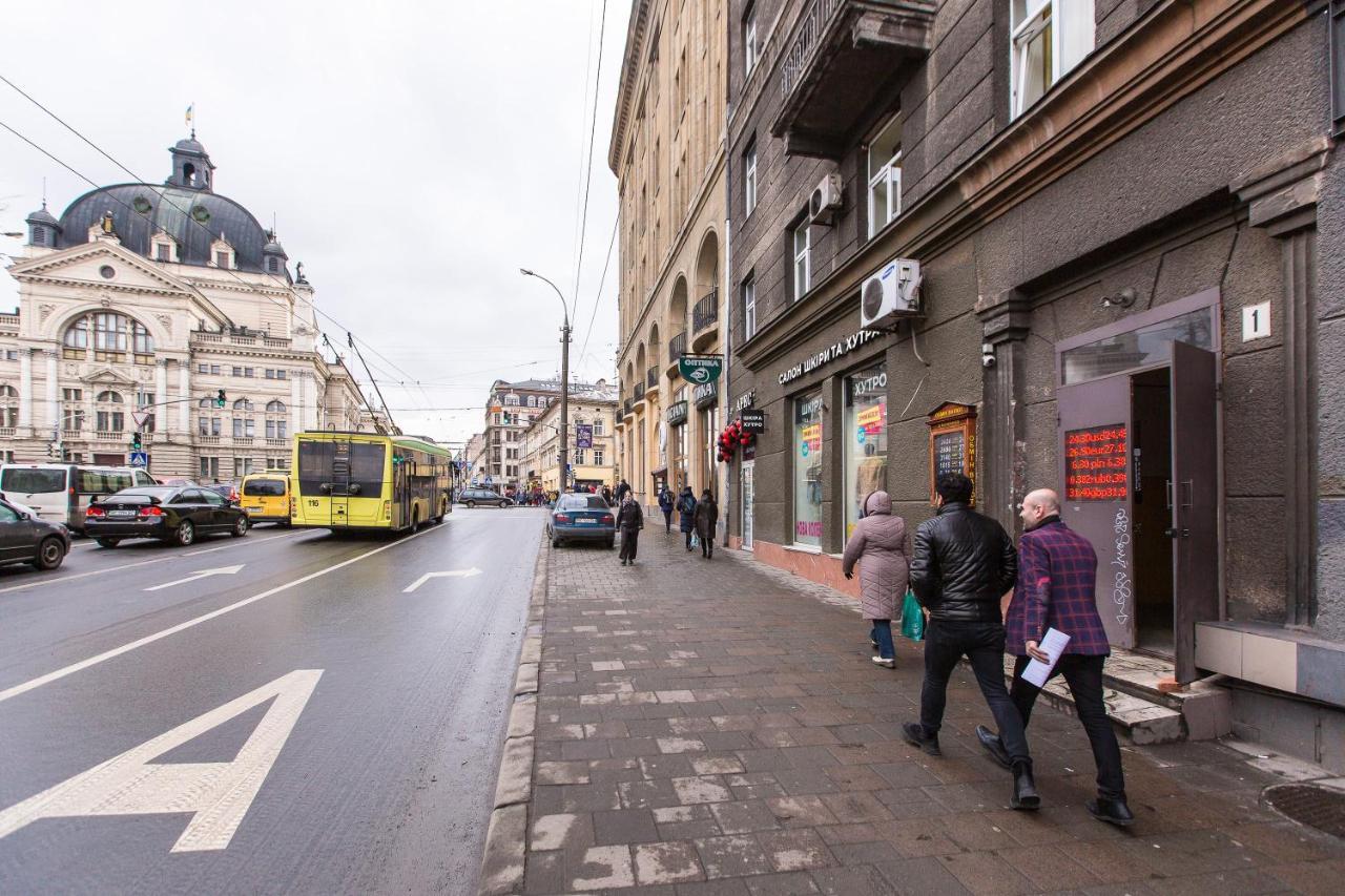 Апартаменти Біля Оперного Центр Краща Локація 2 Кімнати Lviv Kültér fotó
